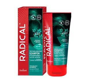 Radical Farmona Radical Trychologiczny Szampon przyspieszający wzrost włosów 200 ml RADICAL 975664 - Szampony do włosów - miniaturka - grafika 1