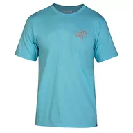 Koszulki dla chłopców - Hurley Hurley chłopięcy t-shirt Search and Destroy Tee Ss niebieski (Blue Gaze) 13 Jahre CI7519 - miniaturka - grafika 1