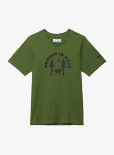 Koszulka chłopięca Columbia Valley Creek Short Sleeve Graphic Shirt - canteen/sloth - Koszulki i topy damskie - miniaturka - grafika 1