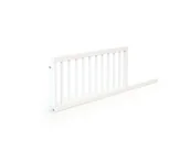 Zabezpieczenia dla dzieci - AT4 - Drewniana poręcz do łóżeczka FESTIVE Biała 120 cm - miniaturka - grafika 1
