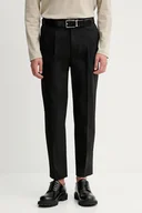 Spodnie męskie - Calvin Klein spodnie męskie kolor czarny proste LV04LE612G - miniaturka - grafika 1