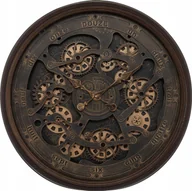 Zegary - Atmosphera Zegar ścienny duży vintage Alban, widoczny mechanizm, Ø 76 cm - miniaturka - grafika 1