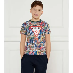 Guess T-shirt Regular Fit - Koszulki dla chłopców - miniaturka - grafika 1