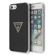 Etui i futerały do telefonów - GUESS HARD CASE GUHCI8PCUMPTBK IPHONE 7/ 8 / SE 2020 TRIANGLE CZARNY - miniaturka - grafika 1