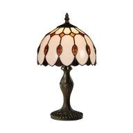 Lampy stojące - Lampa stołowa witrażowa TIFFANY 1X40W E14 227 PREZENT - miniaturka - grafika 1