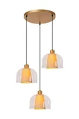 Lampy sufitowe - Gunhild lampa wisząca 3xE27 złota 30460/13/60 - miniaturka - grafika 1
