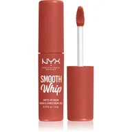 Szminki - NYX Professional Makeup Smooth Whip Matte Lip Cream pomadka 4 ml dla kobiet 04 Teddy Fluff - miniaturka - grafika 1