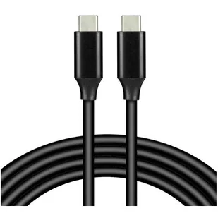 Kabel USB-C - USB-C EVERACTIVE 1m 5A 100W 10Gbps czarny (CBS-1CCD) - Listwy zasilające - miniaturka - grafika 1
