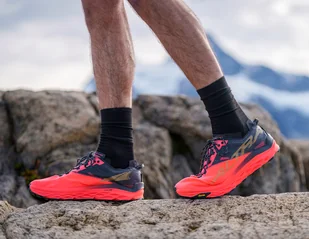 ALTRA Buty do biegania w terenie męskie MONT BLANC czerwone - Buty sportowe męskie - miniaturka - grafika 8