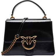 Torebki damskie - Pinko Kuferek LOVE ONE z dodatkiem skóry - miniaturka - grafika 1