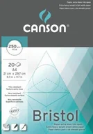 Podobrazia, bloki, papiery - Canson Blok Bristol A4 250g 20 ark C200457120 - miniaturka - grafika 1
