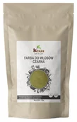 Farby do włosów i szampony koloryzujące - KVAAS FARBA HENNA DO WŁOSÓW CZARNA 100g - miniaturka - grafika 1