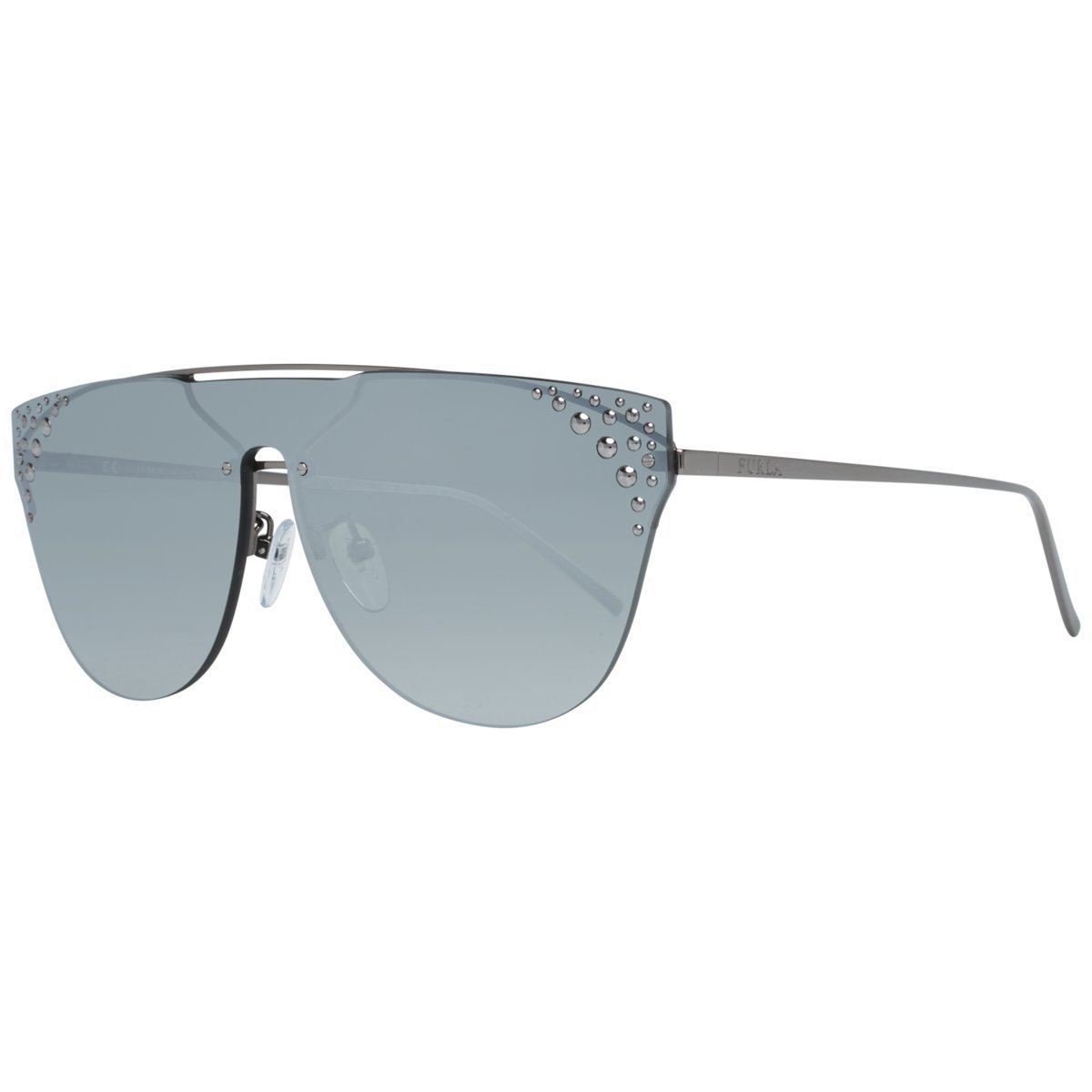 Okulary przeciwsłoneczne damskie Furla SFU225 568X 99 Srebrne