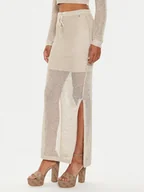Spódnice - Guess Spódnica maxi Morgen W4YD1L Z37G0 Szary Regular Fit - miniaturka - grafika 1