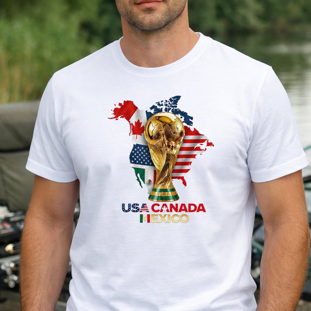 Koszulka WORLD CUP 2026 kolor biały rozmiar XS