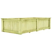 Donice - vidaXL Donica ogrodowa, 196x100x50 cm, impregnowane drewno sosnowe FSC - miniaturka - grafika 1