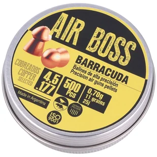 Śrut Apolo Air Boss Barracuda Copper 4.51 mm, 500 szt. 070.g/ 11.0gr (30002-1) - Amunicja do wiatrówek - miniaturka - grafika 1