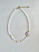 Naszyjniki - Choker Romantyczny z pereł - miniaturka - grafika 1