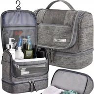 Kosmetyczki, organizery i kuferki - Kosmetyczka Kuferek Organizer Podróżna Damska na Kosmetyki Męska Pojemna - miniaturka - grafika 1