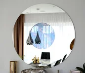 Lustra - Lustro okrągłe led podświetlane paulo 110 cm ścienne do garderoby łazienki - miniaturka - grafika 1