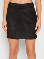 Spódnice - Vero Moda Spódnica mini Donnadina 10210430 Czarny Regular Fit - miniaturka - grafika 1