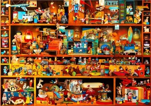 Bluebird Puzzle 4000 elementów. Półki pełne zabawek, Gabriel Gressie - Puzzle - miniaturka - grafika 1