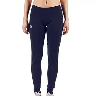 Spodnie damskie - Kappa Damskie spodnie sportowe z logo Zapri Skin, Blue Maritime, XL - grafika 1