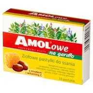 Przeziębienie i grypa - TAKEDA AMOLOWE NA GARDŁO Z MIODEM I WITAMINĄ C 16 pastylek 8992011 - miniaturka - grafika 1