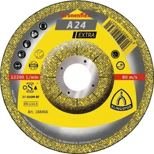 Klingspor TARCZA DO SZLIFOW.METAL A24EXTRA 150*6,0*22 WYPUKŁA SZT.1 - Tarcze do pił - miniaturka - grafika 1