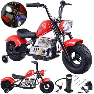 Elektryczny Motor Chopper na akumulator dla dzieci max 80kg manetka PA0318 - Pojazdy elektryczne dla dzieci - miniaturka - grafika 1