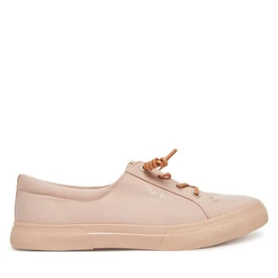 Tenisówki Pepe Jeans Kenton Block W PLS31590 Różowy - Trampki damskie - miniaturka - grafika 1
