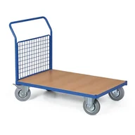 Wózki magazynowe - B2B Partner Modułowy wózek platformowy, 1000x700 mm, pełne szarek koła, nośność 200 kg 101071 - miniaturka - grafika 1