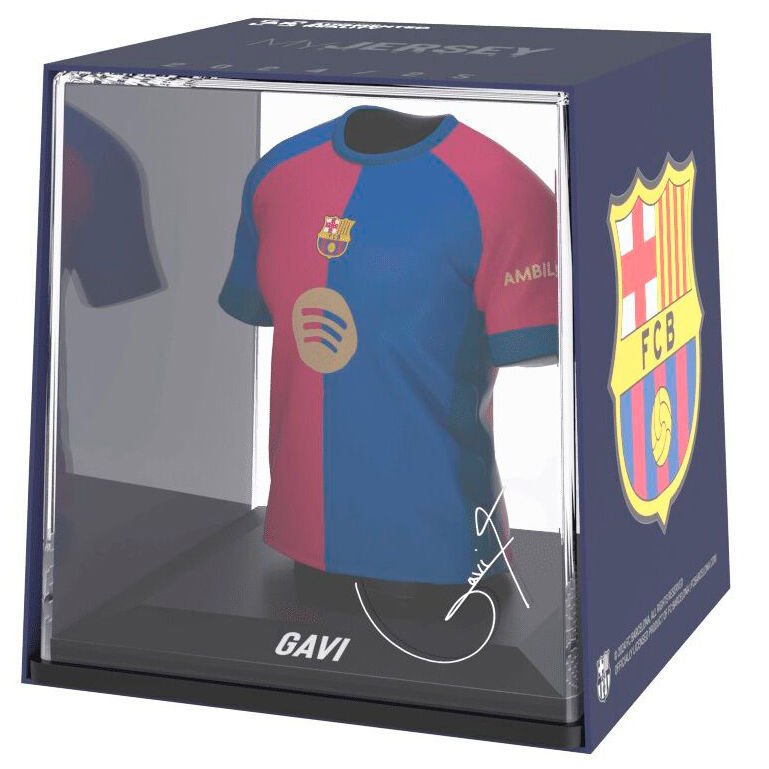 fc barcelona gavi mini t-shirt figurka banbo toys