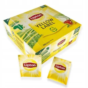 Herbata Lipton Yellow Label czarna 100tb 200g - Herbata - miniaturka - grafika 1