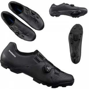 Shimano, Buty sportowe, SHIMANO MTB XC3 SH, XC300 czarne, rozmiar 44 - Buty rowerowe - miniaturka - grafika 1