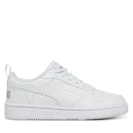 Buty dla chłopców - Sneakersy Puma Rebound V6 Lo Jr 393833 03 Biały - miniaturka - grafika 1