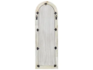 Drewniane lustro ścienne 31 x 91 cm złamana biel SARRY Lumarko! - Lustra Drewniane lustro ścienne 31 x 91 cm złamana biel SARRY Lumarko! - Lustra - miniaturka - grafika 4