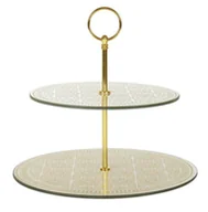 Tace i patery - Patera na ciasto – 2 poziomy Home Deco Factory - miniaturka - grafika 1