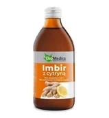 Przeziębienie i grypa - EkaMedica Imbir z cytryną (Wspiera odporność i zdrowie układu oddechowego) 250ml - miniaturka - grafika 1