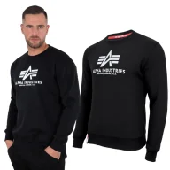 Odzież taktyczna i umundurowanie - Bluza Alpha Industries Basic 178302 03 - Czarna XXL - miniaturka - grafika 1