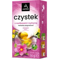 Herbata - Astra Czystek z Rooibosem i Cytryną EX20 30g - miniaturka - grafika 1