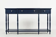 Konsole i sekretarzyki - AV1633-60 Konsola 3S Avola Navy - miniaturka - grafika 1