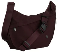 Torebki damskie - Burgundowa torebka damska PETERSON mała listonoszka crossbody saszetka miejska na ramię modna - miniaturka - grafika 1