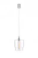 Lampy sufitowe - Kaspa Lampa wisząca Longis IV - biały przewód 10551109 - miniaturka - grafika 1