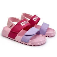 Buty dla dziewczynek - Lekkie Sandały Dla Dziewczynki Big Star NN374530 Różowe - miniaturka - grafika 1