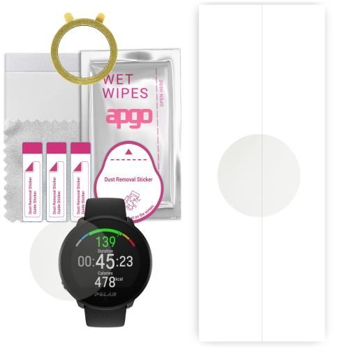 1x folia hydrożelowa MATOWA do Polar Unite - apgo Smartwatch Hydrogel MATTE Protection Ochrona na ekran smartwatcha