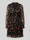 Sukienki - Sukienka mini taliowana z falbanami model ‘SMILLA’ - miniaturka - grafika 1