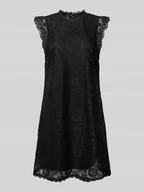 Sukienki - Sukienka z koronki o kroju regular fit z falistym brzegiem model ‘OLLINE’ - miniaturka - grafika 1