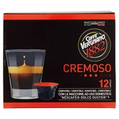 Kawa w kapsułkach i saszetkach - Kapsułki do ekspresu Dolce Gusto Cremoso 12szt. - Caffe Vergnano - miniaturka - grafika 1
