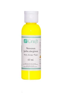 Neonowa farba akrylowa 60 ml yellow DPFN-001) - Przybory szkolne - miniaturka - grafika 1